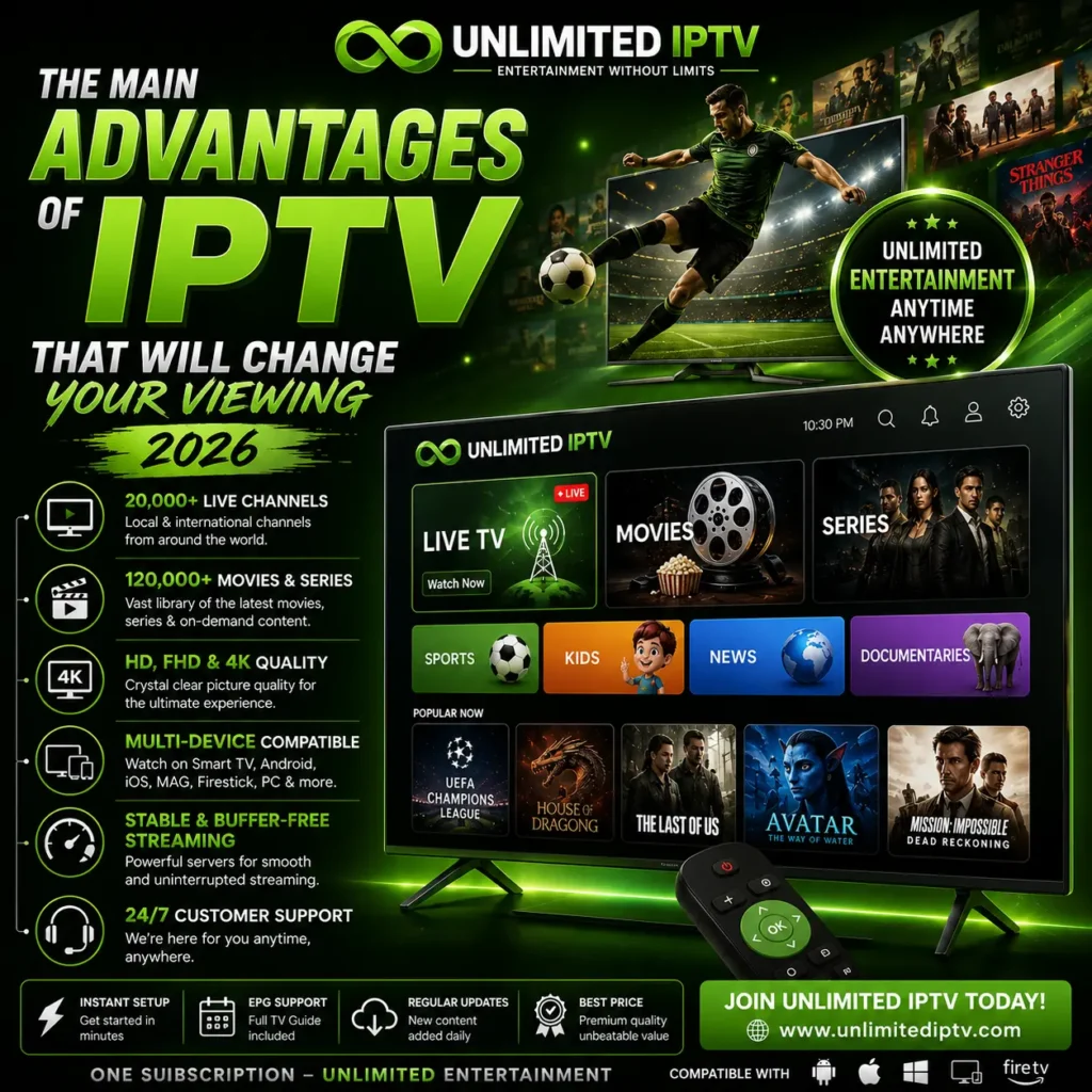 Unlimited IPTV