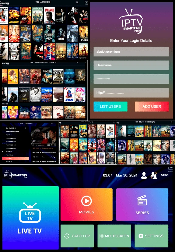 Abonnement IPTV Smarters Pro